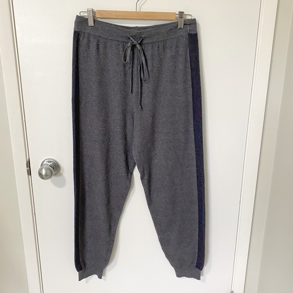 NWT Heartloom Melia High Rise Knit Jogger Grey / Blue size Medium - Picture 4 of 13